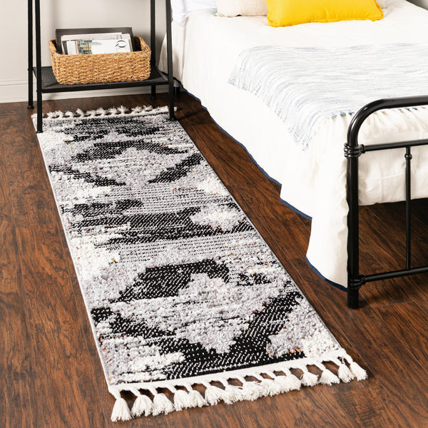 Navajo Sands Collection Area Rug - Chaco Runner Fossil Gray lifestyle 84