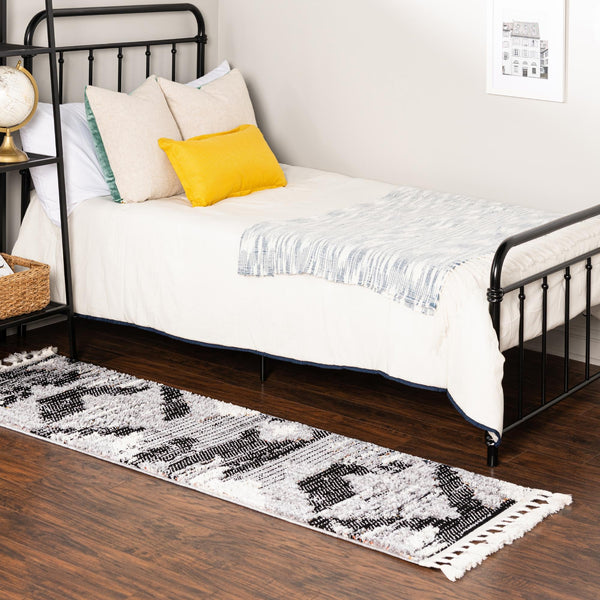Navajo Sands Collection Area Rug - Chaco Runner Fossil Gray lifestyle 90
