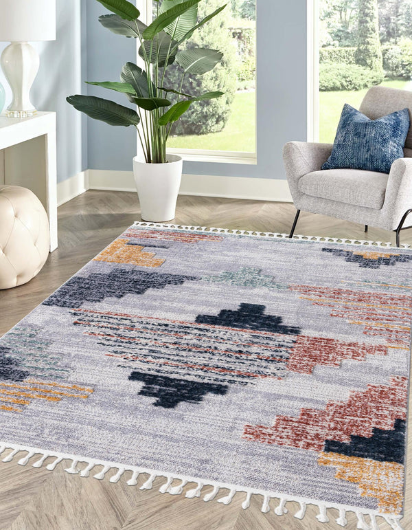Navajo Sands Collection Area Rug - Chaco Rectangle Multi lifestyle 4