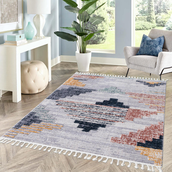 Navajo Sands Collection Area Rug - Chaco Rectangle Multi lifestyle 28
