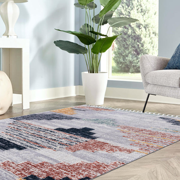 Navajo Sands Collection Area Rug - Chaco Rectangle Multi lifestyle 30