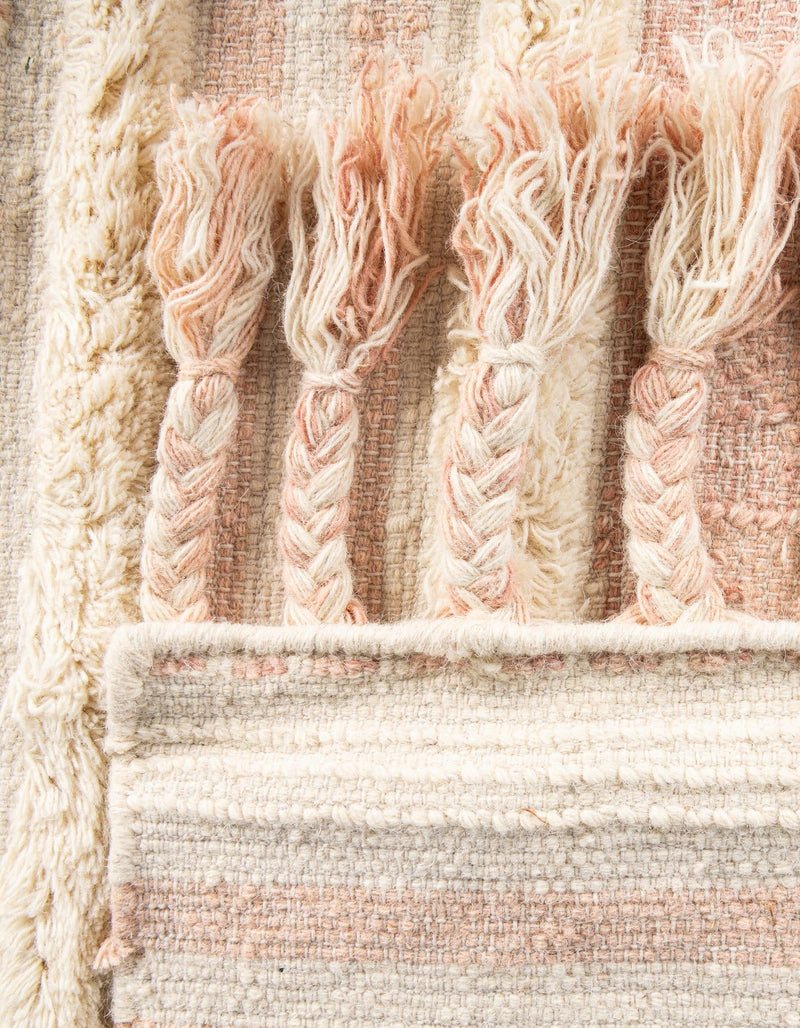 Sonoran Collection Area Rug - Montezuma Rectangle Baby Pink lifestyle 73