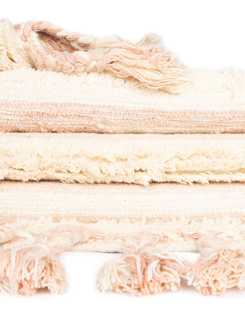 Sonoran Collection Area Rug - Montezuma Rectangle Baby Pink lifestyle 98
