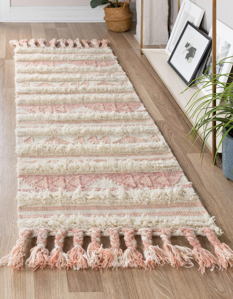 Sonoran Collection Area Rug - Montezuma Runner Baby Pink lifestyle 103