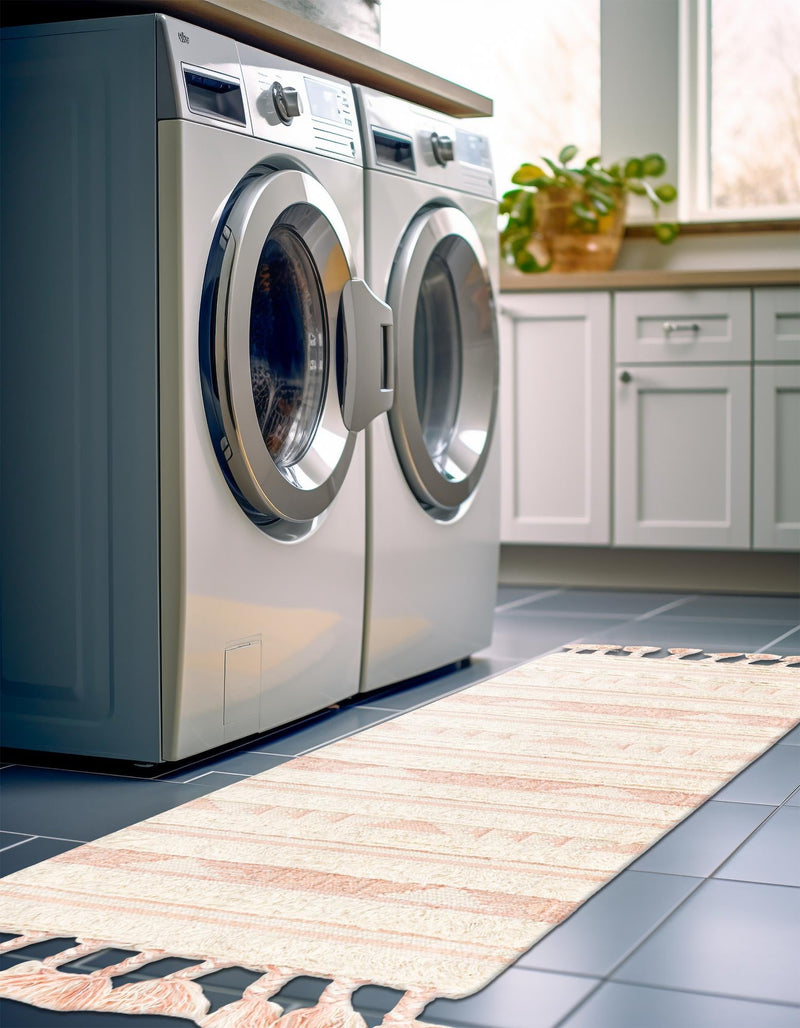 Sonoran Collection Area Rug - Montezuma Runner Baby Pink lifestyle 134
