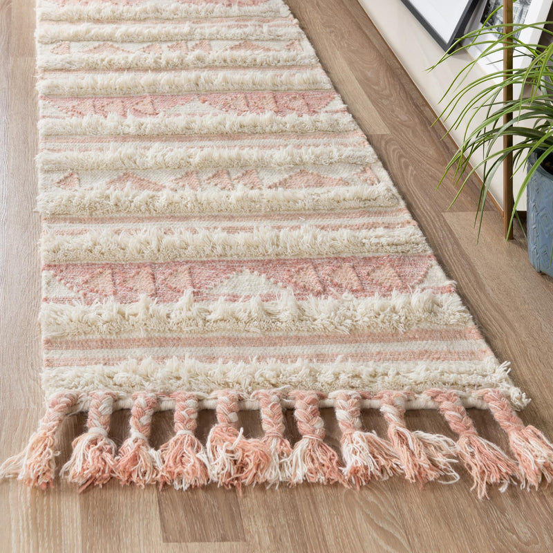 Sonoran Collection Area Rug - Montezuma Runner Baby Pink lifestyle 137