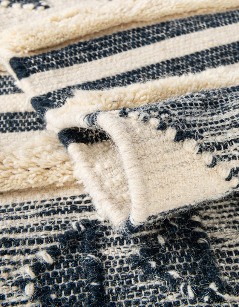Sonoran Collection Area Rug - Montezuma Rectangle Navy Blue lifestyle 59