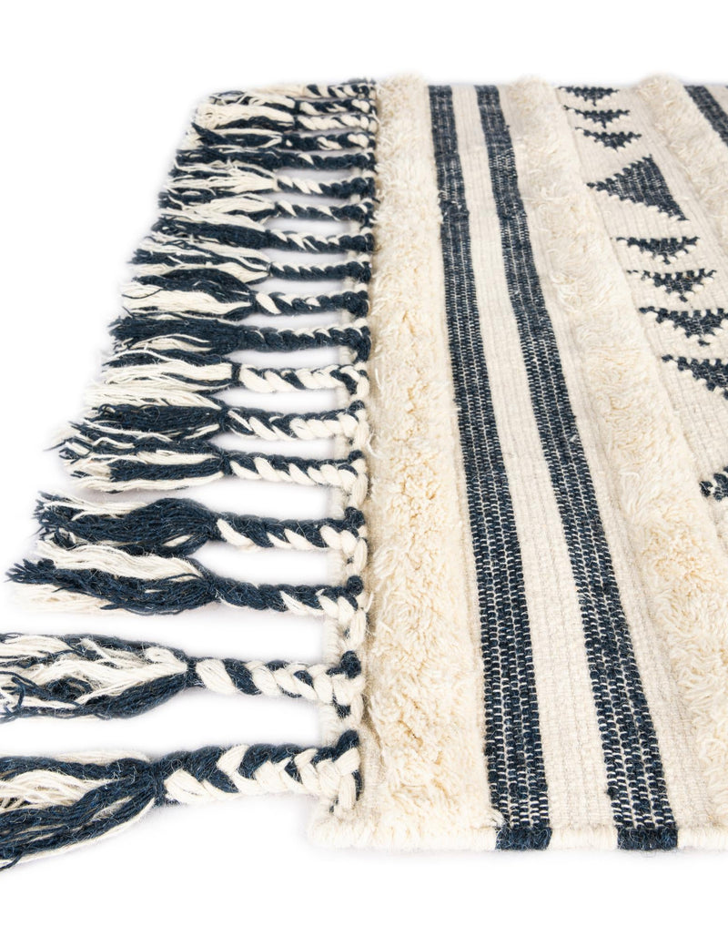 Sonoran Collection Area Rug - Montezuma Rectangle Navy Blue lifestyle 64