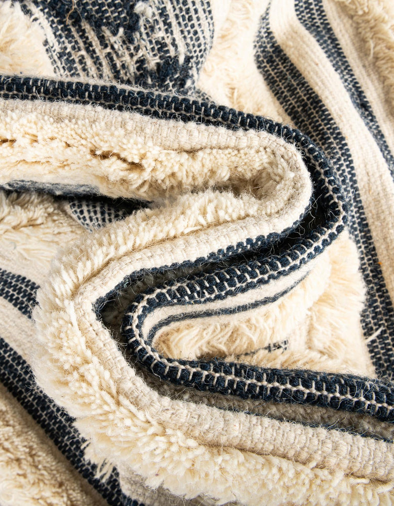 Sonoran Collection Area Rug - Montezuma Rectangle Navy Blue lifestyle 69