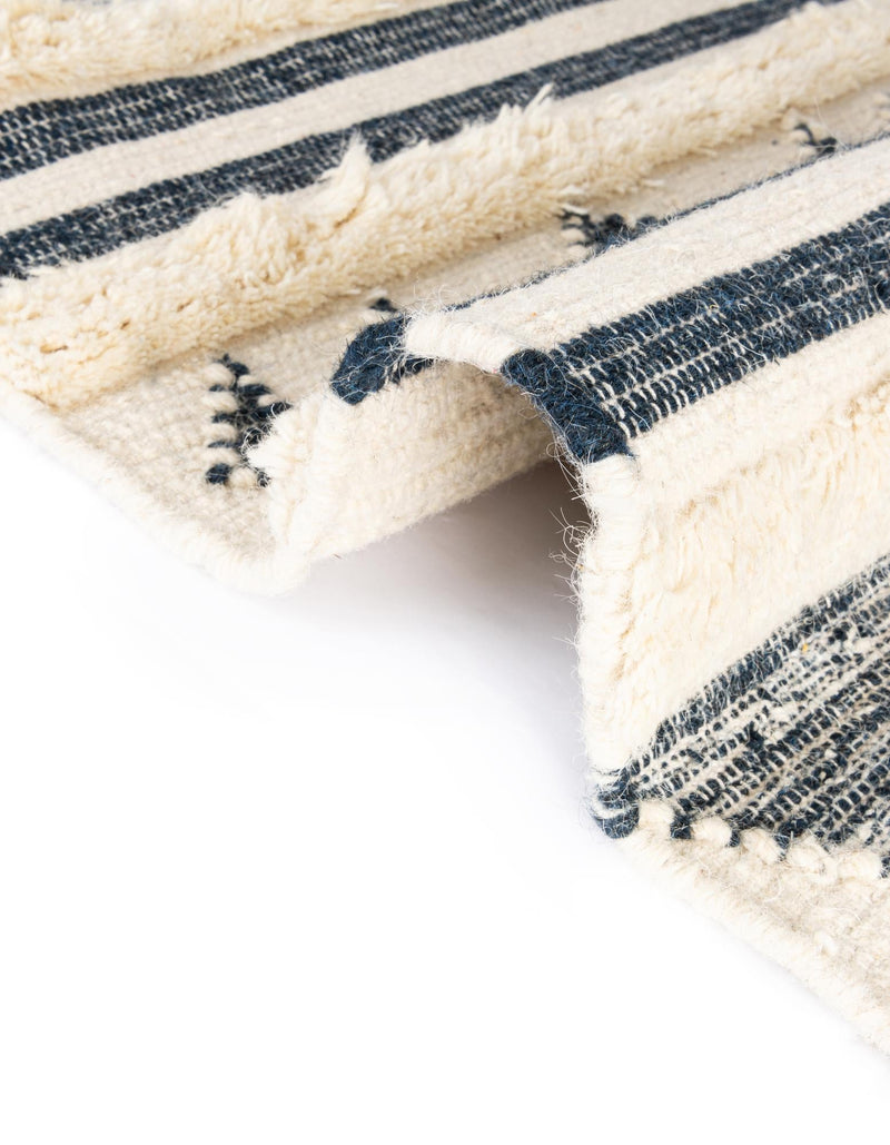 Sonoran Collection Area Rug - Montezuma Rectangle Navy Blue lifestyle 79