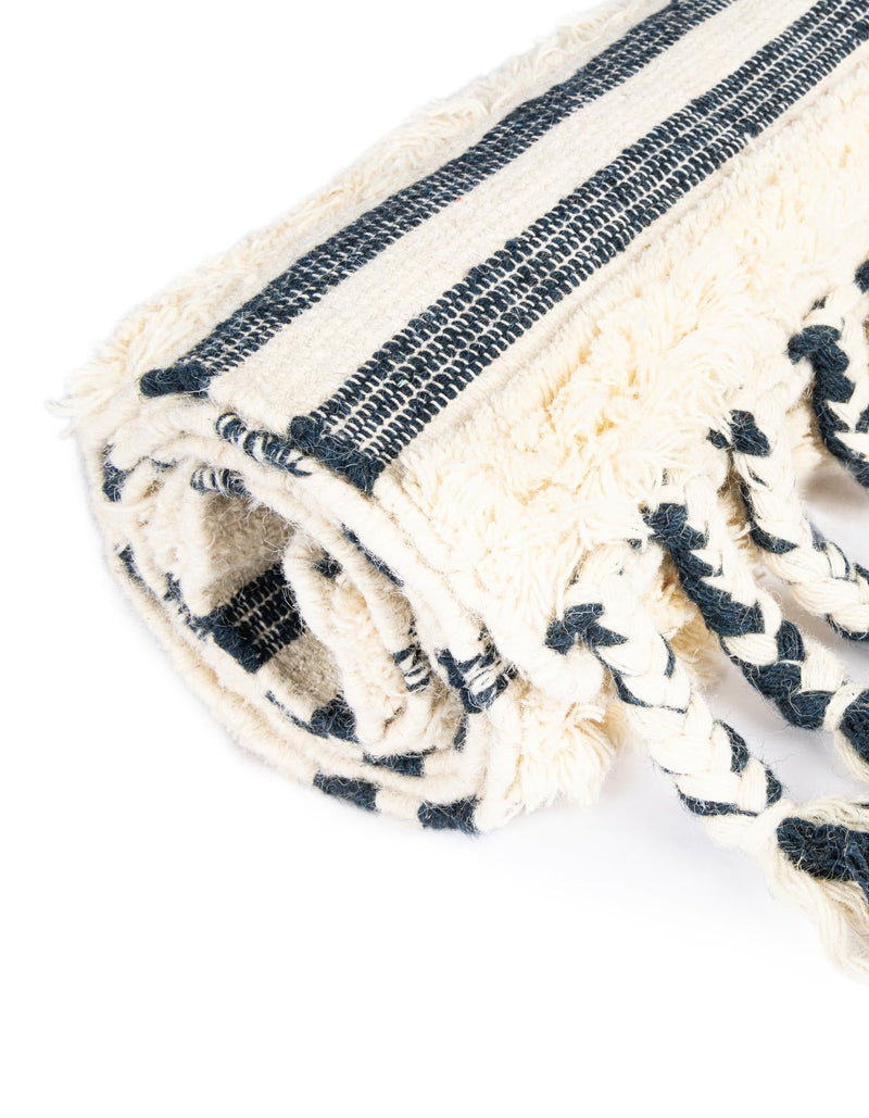 Sonoran Collection Area Rug - Montezuma Rectangle Navy Blue lifestyle 89