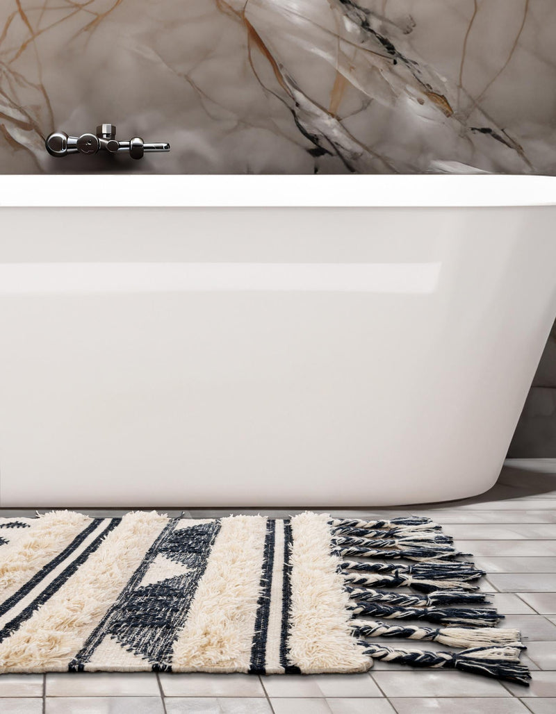 Sonoran Collection Area Rug - Montezuma Runner Navy Blue lifestyle 114