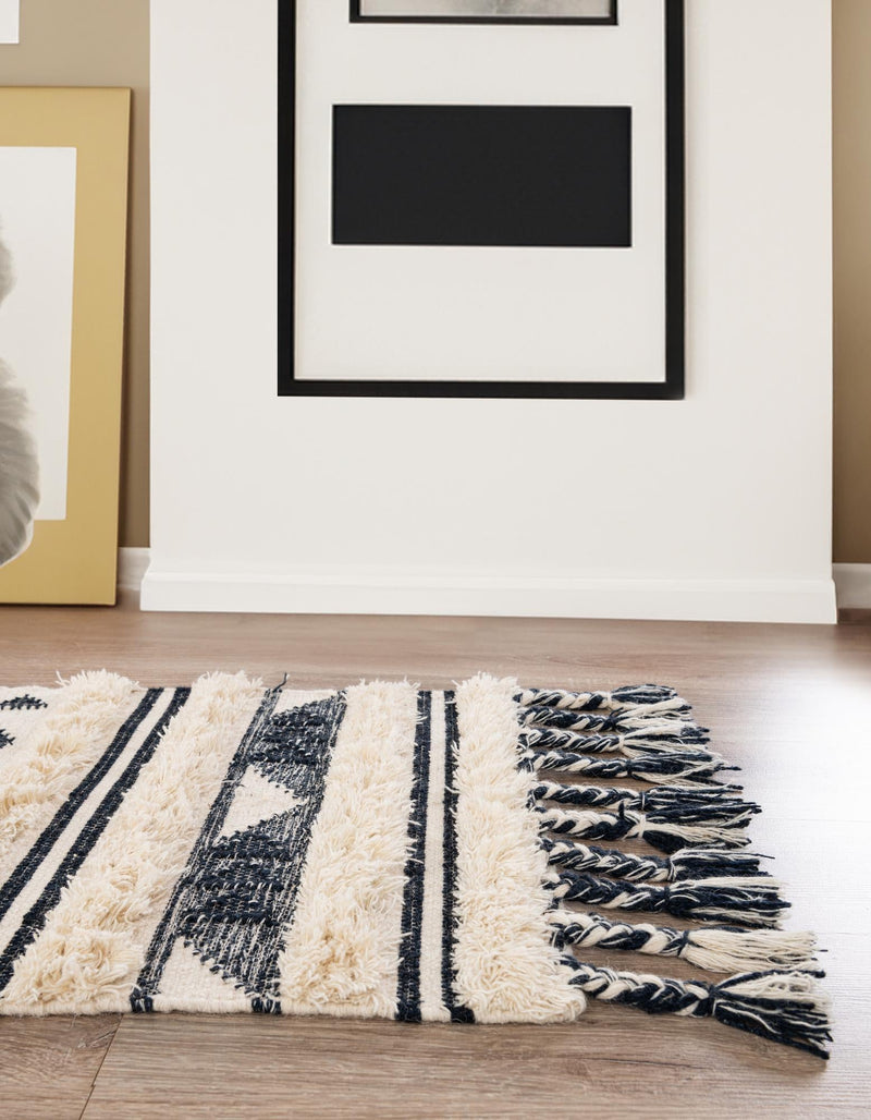 Sonoran Collection Area Rug - Montezuma Runner Navy Blue lifestyle 120