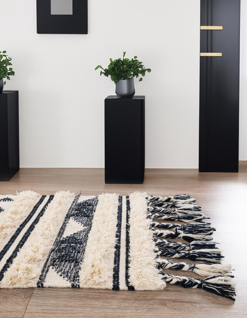 Sonoran Collection Area Rug - Montezuma Runner Navy Blue lifestyle 129