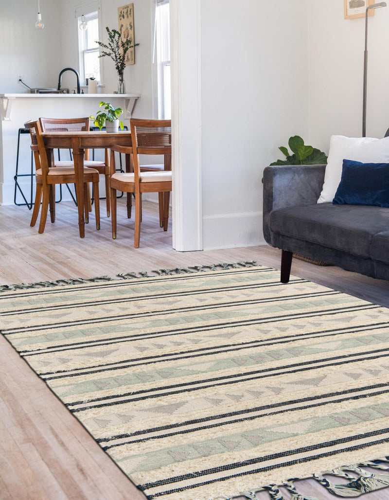 Sonoran Collection Area Rug - Montezuma Rectangle Aquamarine lifestyle 9