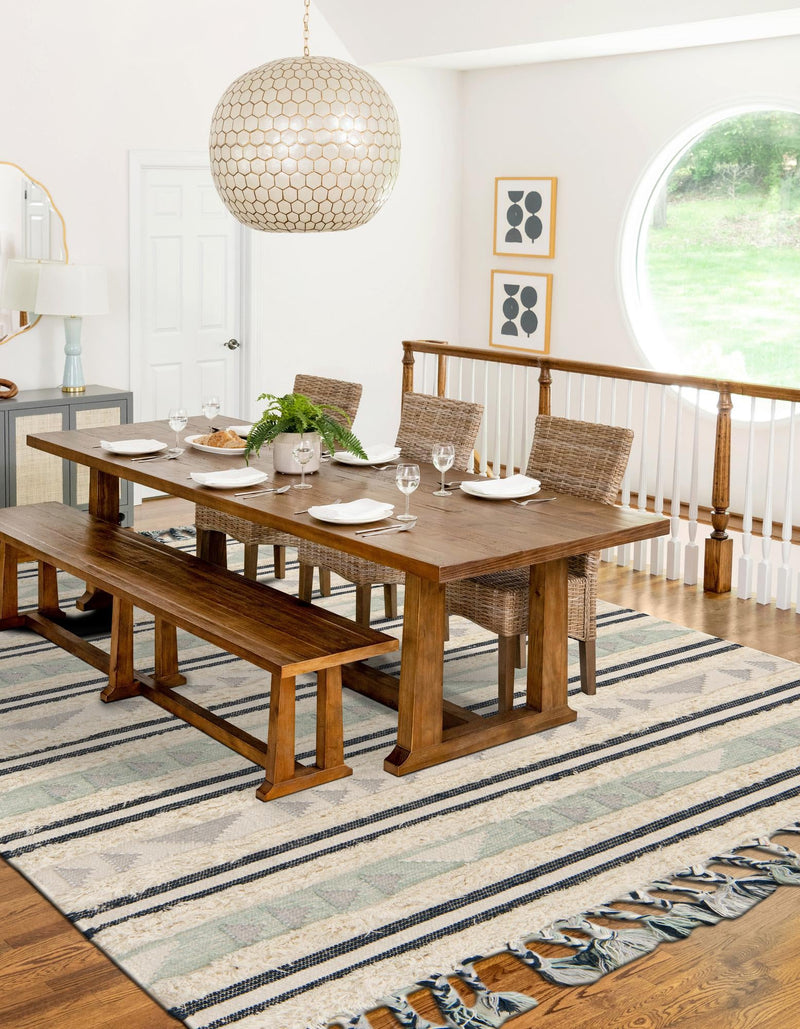 Sonoran Collection Area Rug - Montezuma Rectangle Aquamarine lifestyle 19