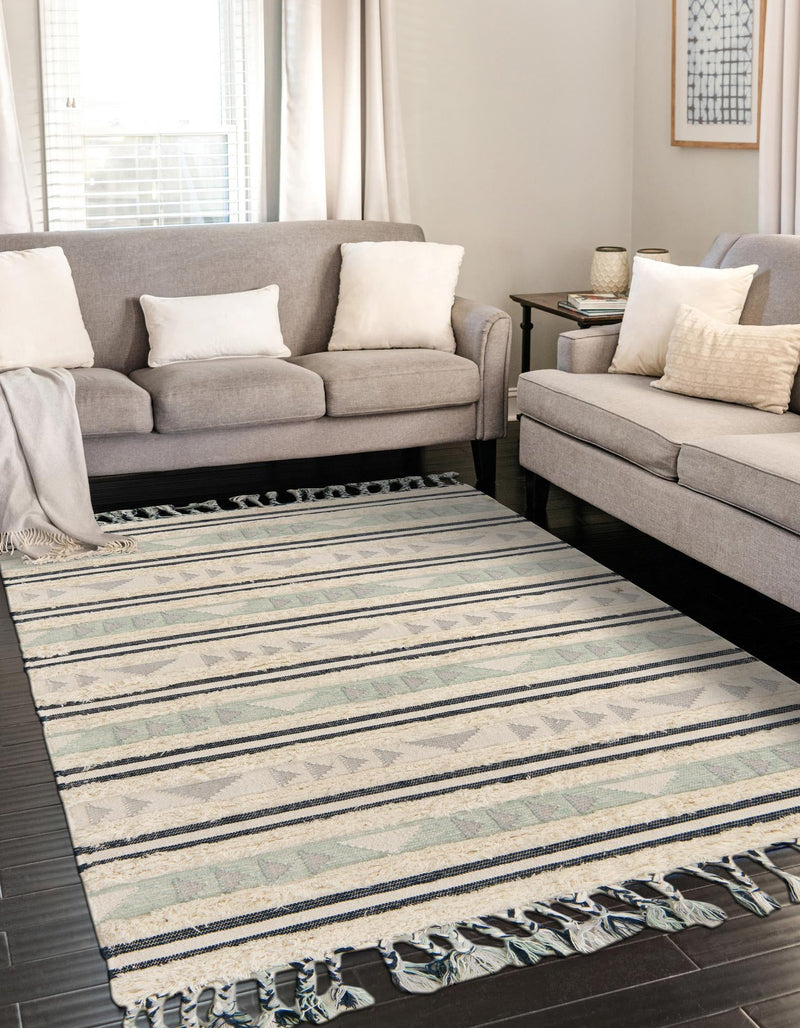Sonoran Collection Area Rug - Montezuma Rectangle Aquamarine lifestyle 29