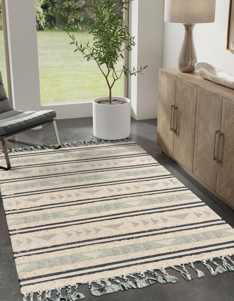 Sonoran Collection Area Rug - Montezuma Rectangle Aquamarine lifestyle 44