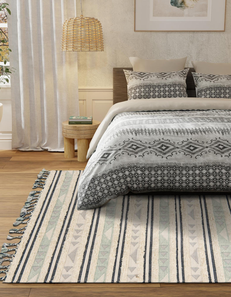 Sonoran Collection Area Rug - Montezuma Rectangle Aquamarine lifestyle 49