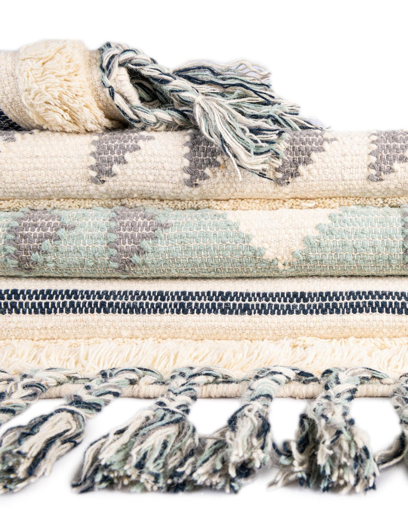 Sonoran Collection Area Rug - Montezuma Rectangle Aquamarine lifestyle 100
