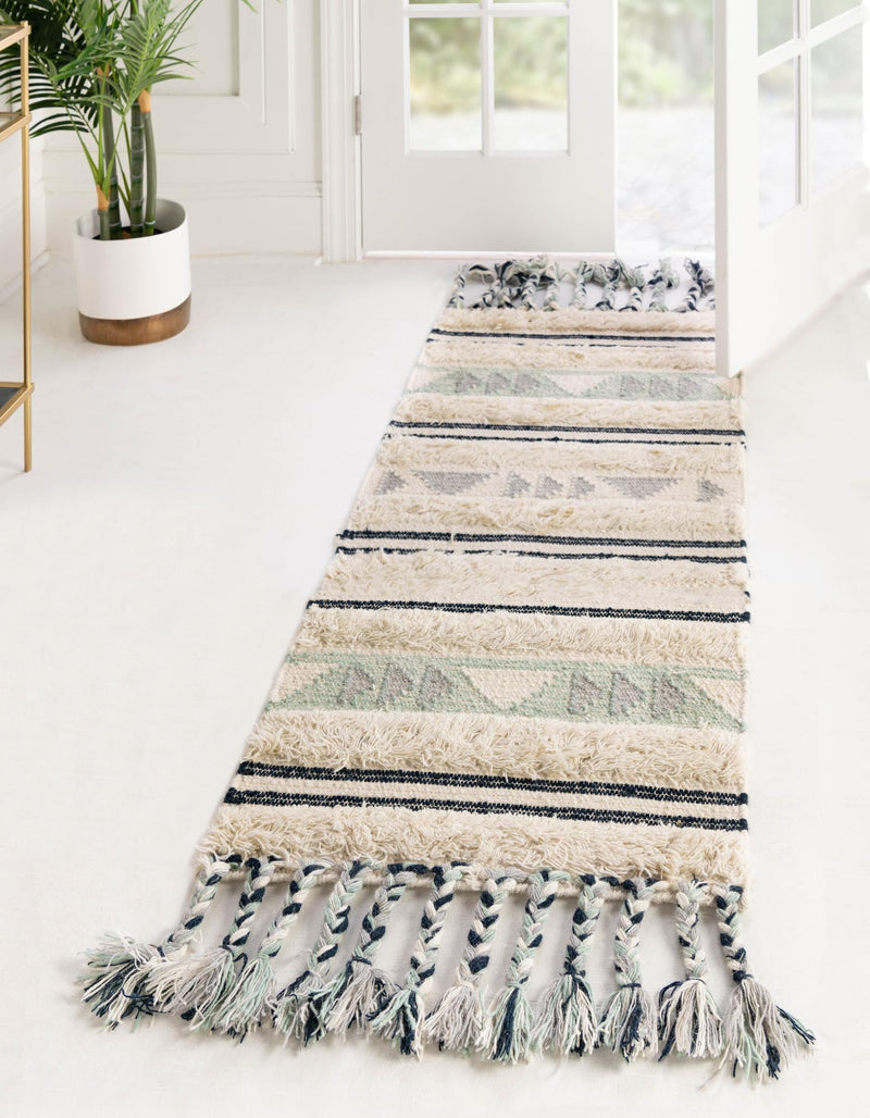 Sonoran Collection Area Rug - Montezuma Runner Aquamarine lifestyle 105