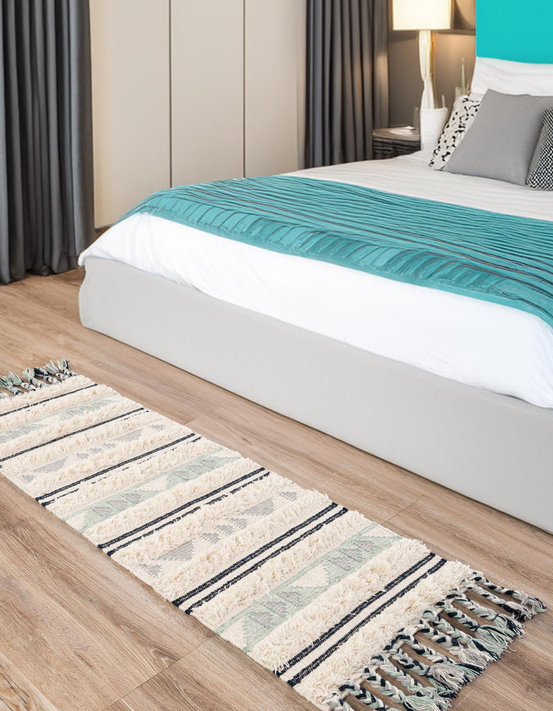 Sonoran Collection Area Rug - Montezuma Runner Aquamarine lifestyle 110