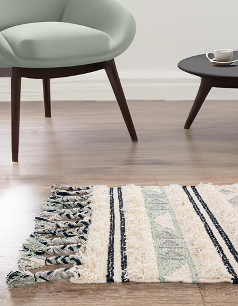 Sonoran Collection Area Rug - Montezuma Runner Aquamarine lifestyle 124