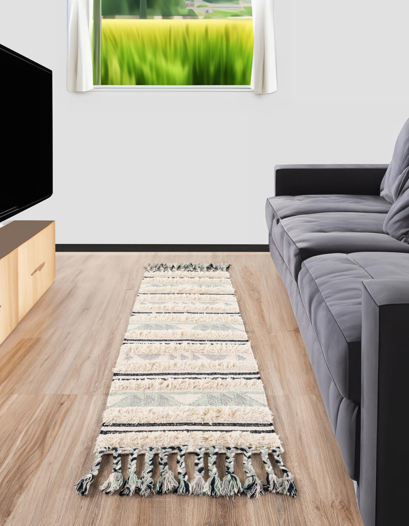 Sonoran Collection Area Rug - Montezuma Runner Aquamarine lifestyle 133