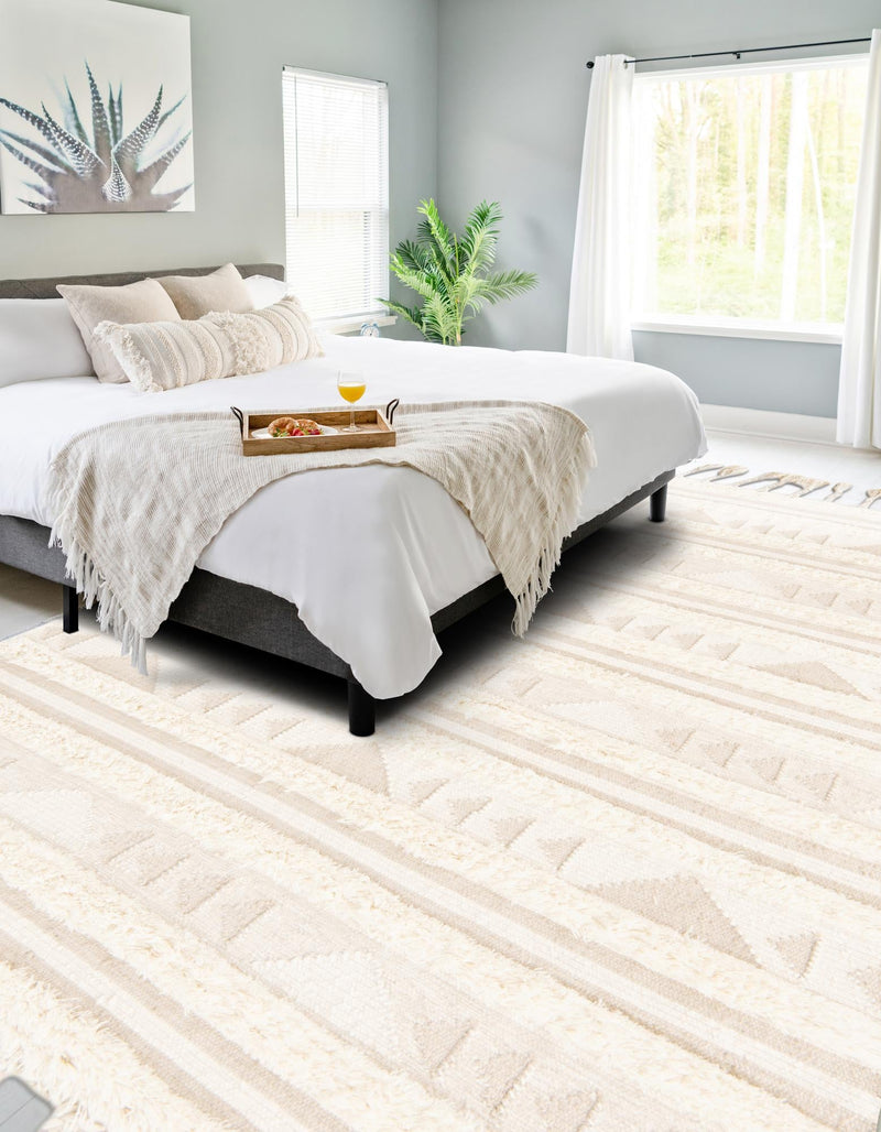 Sonoran Collection Area Rug - Montezuma Rectangle Ivory lifestyle 30