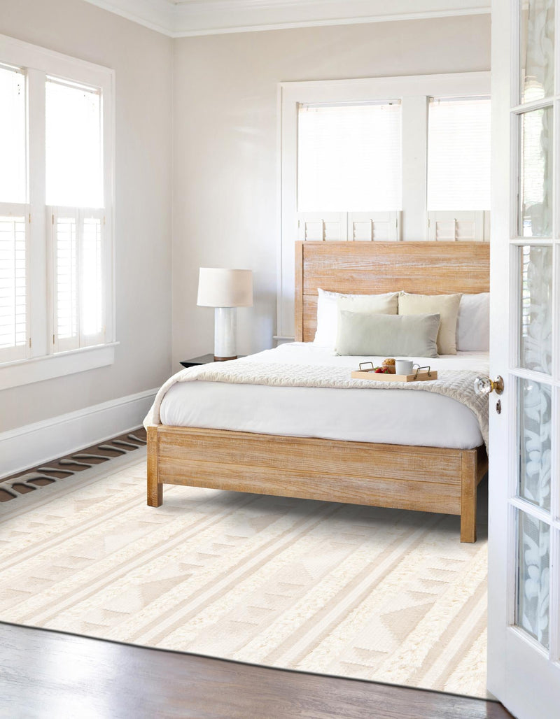 Sonoran Collection Area Rug - Montezuma Rectangle Ivory lifestyle 35