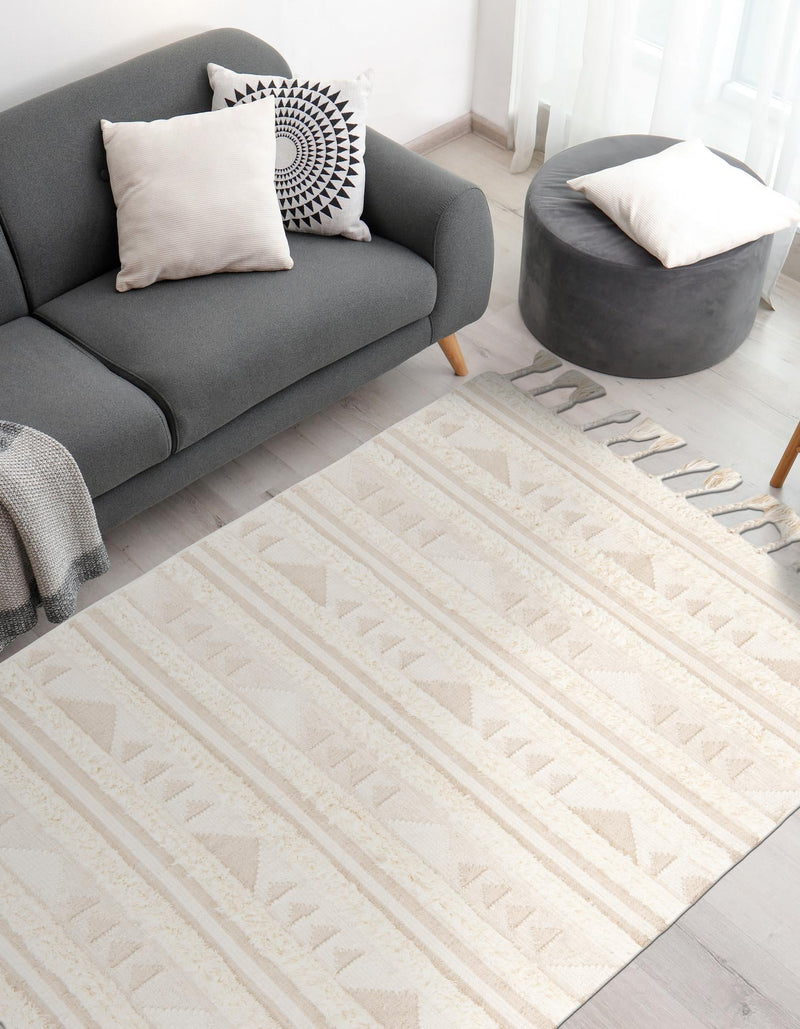 Sonoran Collection Area Rug - Montezuma Rectangle Ivory lifestyle 50