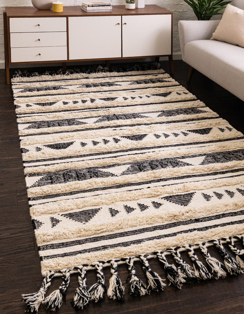 Sonoran Collection Area Rug - Montezuma Rectangle Charcoal lifestyle 6