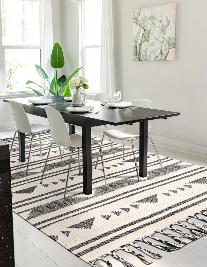 Sonoran Collection Area Rug - Montezuma Rectangle Charcoal lifestyle 51