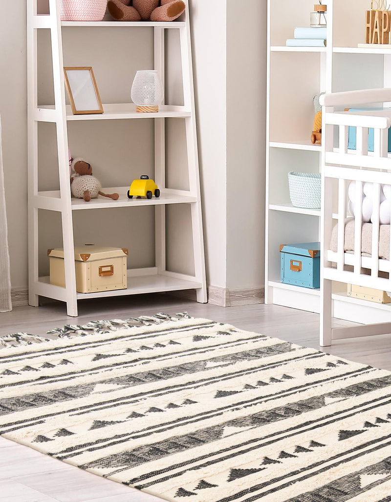 Sonoran Collection Area Rug - Montezuma Rectangle Charcoal lifestyle 52