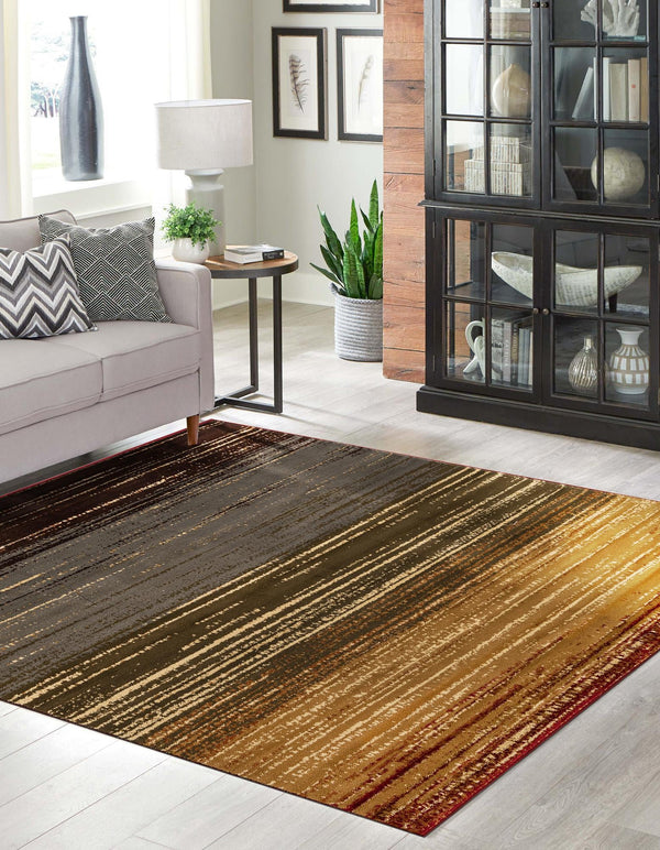 Bistro Lounge Collection Area Rug - Cortado Square Beige lifestyle 17