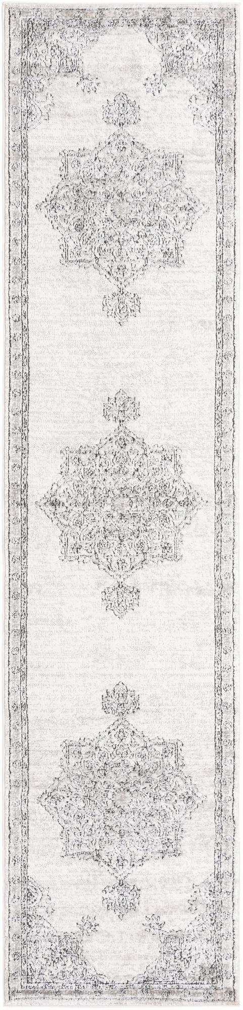 Mykonos Manor Collection Area Rug - Tinos (Ivory) Runner Ivory lifestyle 18
