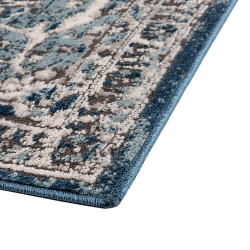 Mykonos Manor Collection Area Rug - Tinos (Blue) Rectangle Blue lifestyle 6