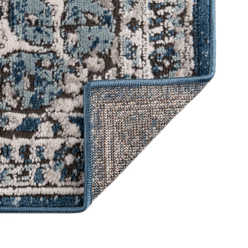 Mykonos Manor Collection Area Rug - Tinos (Blue) Rectangle Blue lifestyle 8