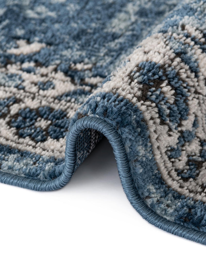 Mykonos Manor Collection Area Rug - Tinos (Blue) Rectangle Blue lifestyle 9