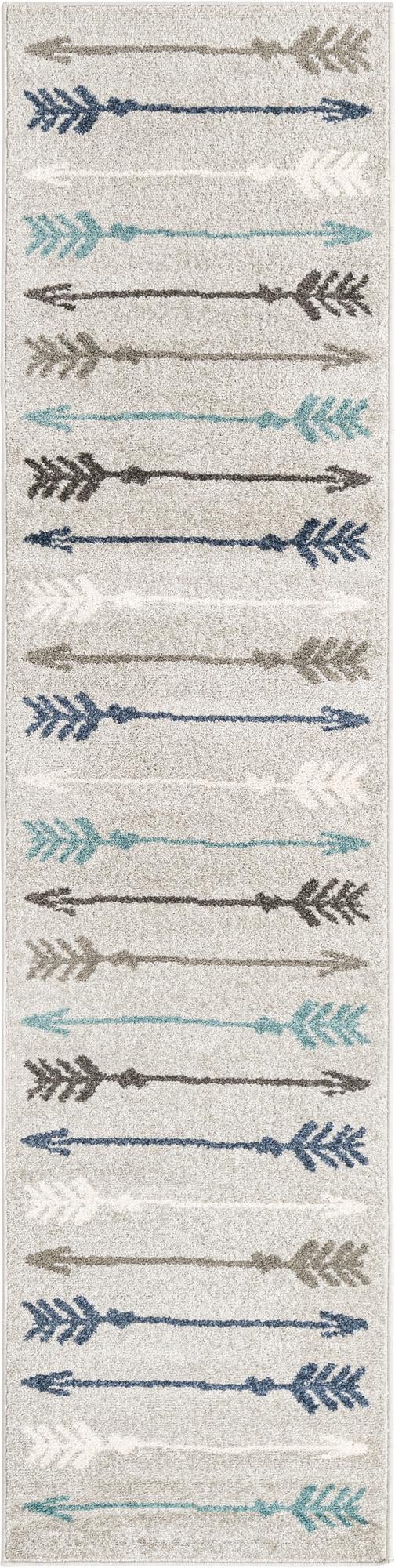 Autumn Meadow Collection Area Rug - Junipervale Runner Light Gray lifestyle 30
