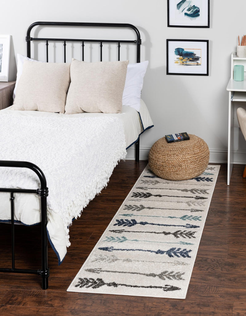 Autumn Meadow Collection Area Rug - Junipervale Runner Ivory lifestyle 45