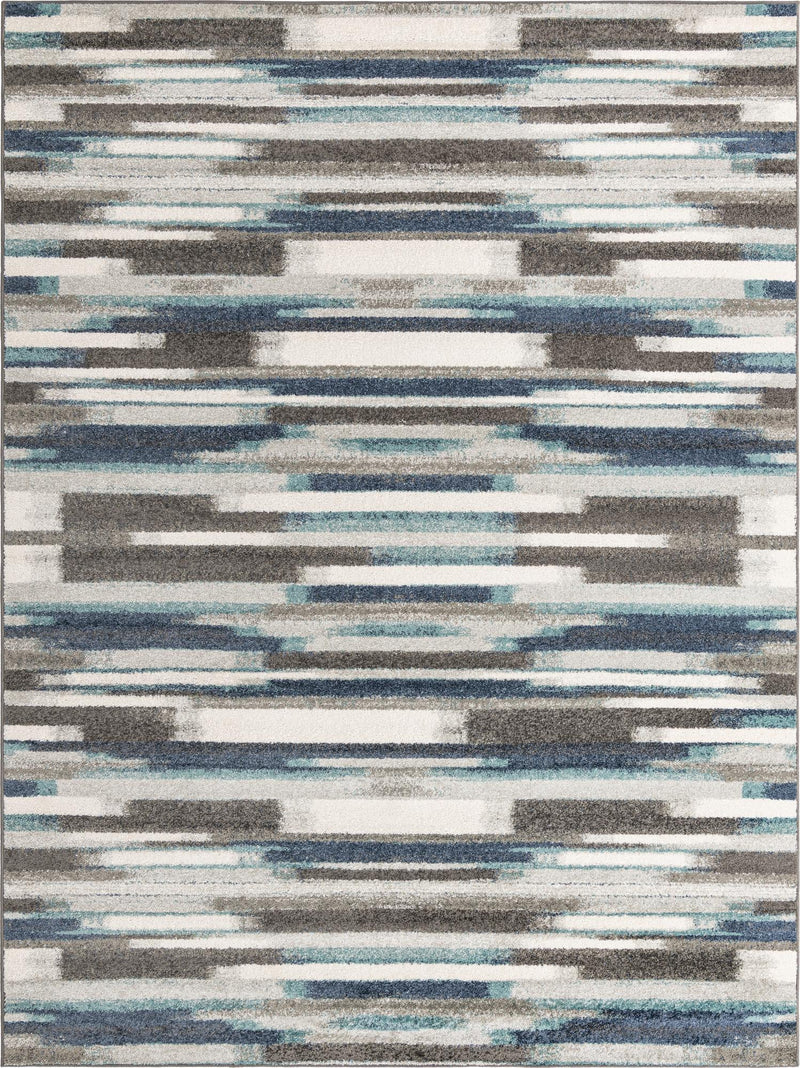 Autumn Meadow Collection Area Rug - Duskridge Rectangle Blue Gray lifestyle 4