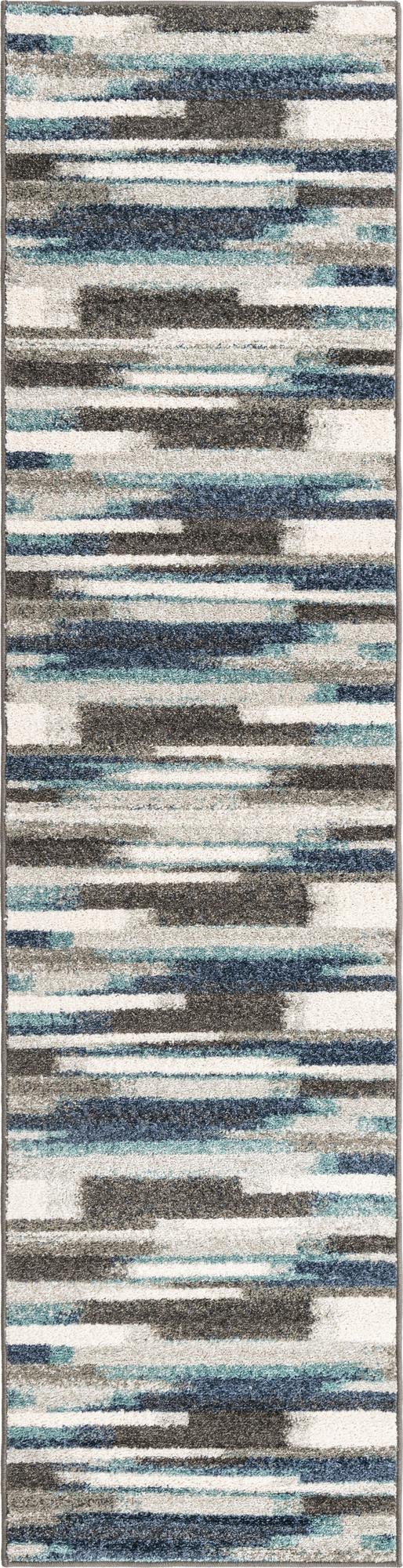 Autumn Meadow Collection Area Rug - Duskridge Runner Blue Gray lifestyle 24
