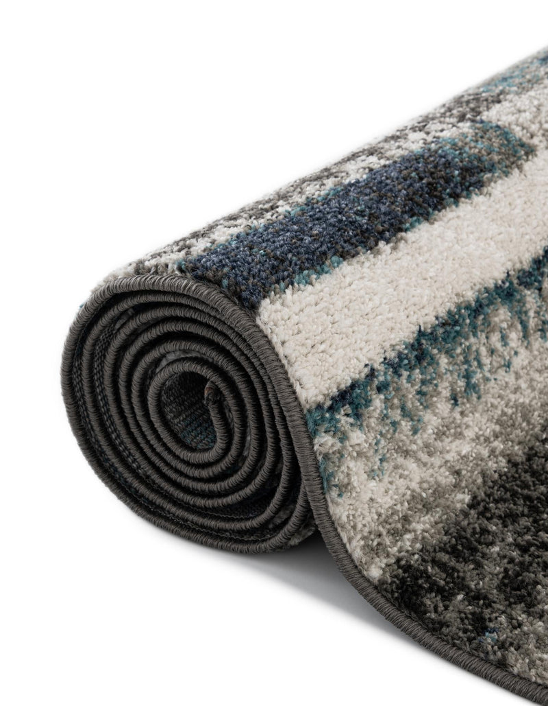Autumn Meadow Collection Area Rug - Duskridge Runner Blue Gray lifestyle 59