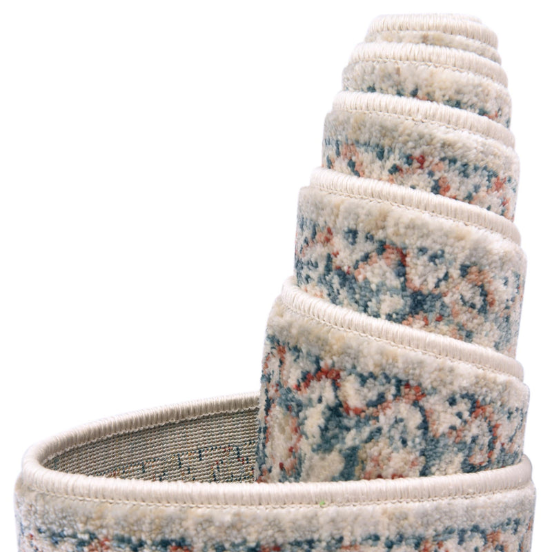 Coastal Haven Collection Area Rug - Harborview Rectangle Multi lifestyle 28