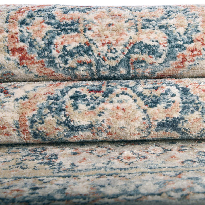 Coastal Haven Collection Area Rug - Harborview Rectangle Multi lifestyle 37