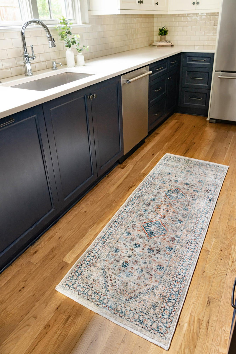 Coastal Haven Collection Area Rug - Harborview Runner Multi lifestyle 58