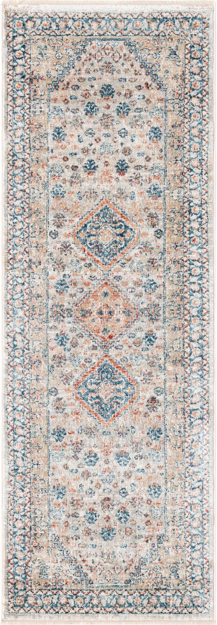Coastal Haven Collection Area Rug - Harborview Runner Multi lifestyle 49