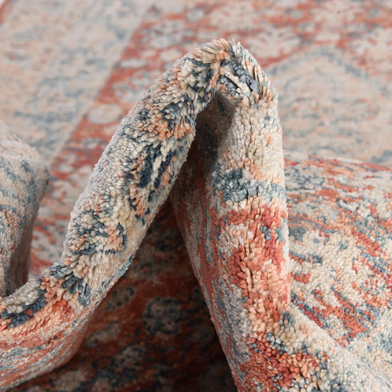Coastal Haven Collection Area Rug - Harborview Rectangle Red lifestyle 21