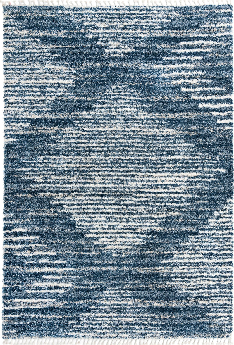 Tranquil Tides Shag Collection Area Rug - Azure Rectangle Blue lifestyle 4